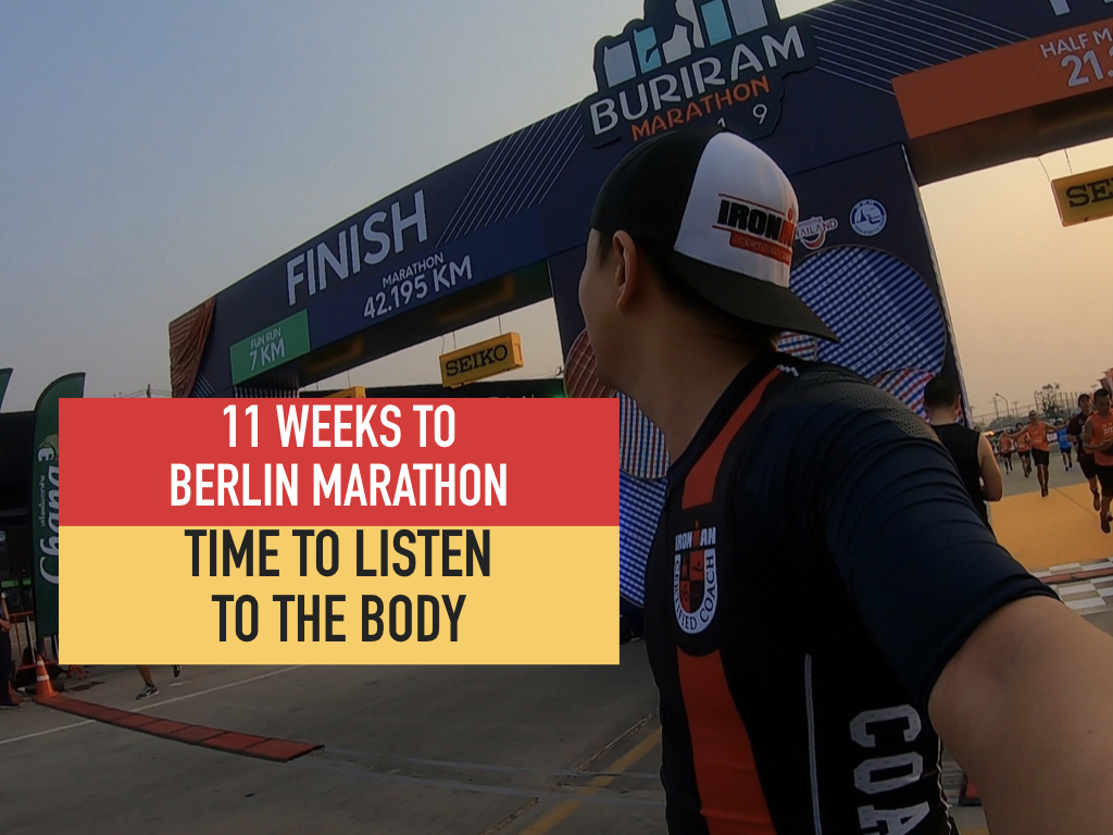  11 weeks to Berlin Marathon: Time to listen to the body 
